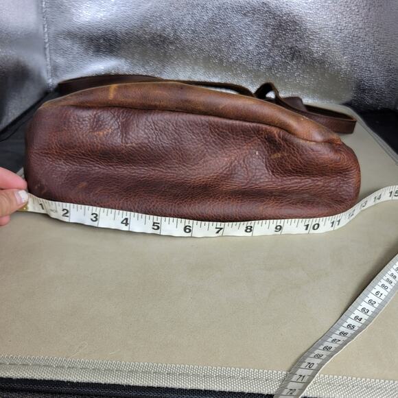 Cageless Birds Brown Leather Shoulder Bag Tote - Picture 12 of 13